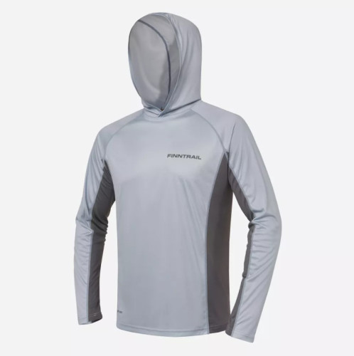 Лонгслив Finntrail мужской Wave Big Logo 6614 Grey в Тюмени