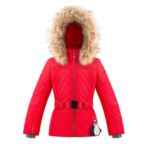 Куртка горнолыжная Poivre Blanc с иск.мехом W21-1003-JRGL/A красный в Тюмени