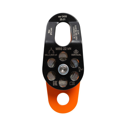  Блок-ролик Вертикаль двойной сталь с подшипником в Тюмени  