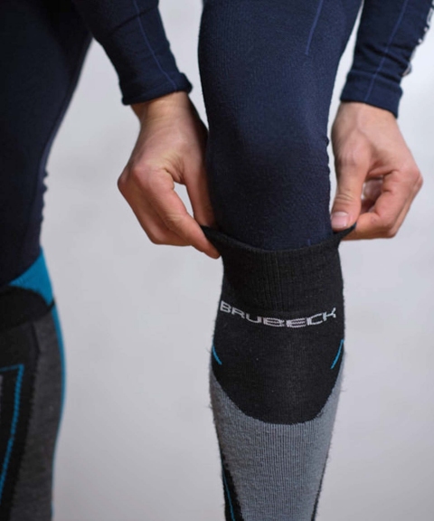 Купить Носки Brubeck Snow Forse Light серый/синий в Тюмени