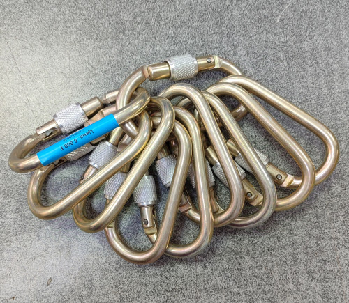  Карабины Ринг сталь овал (keylock) 3000 (10шт) в Тюмени  