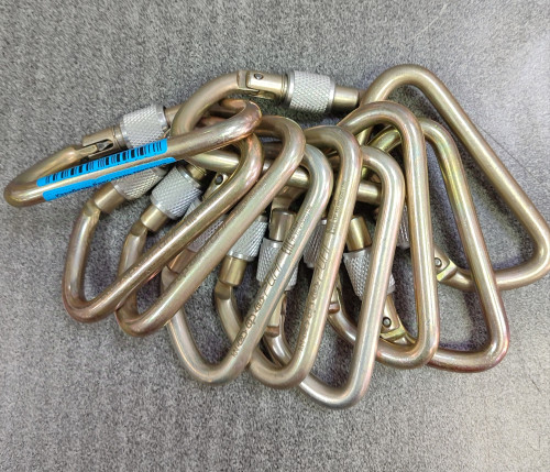  Карабины Ринг сталь трапеция (keylock) 5000 (10шт) в Тюмени  