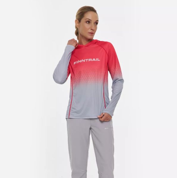 Лонгслив Finntrail женский Venus Hood W 6621 Rosy в Тюмени