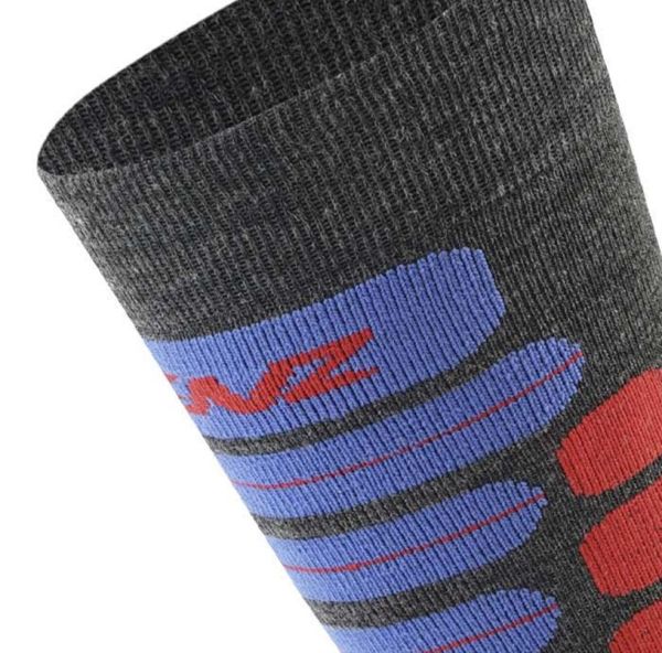 Купить Носки LENZ Skiing Kids Grey/Red/Blue в Тюмени