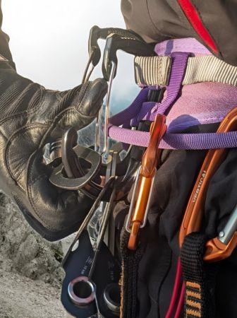  Карабин Вертикаль развесочный Краб черный в Тюмени  