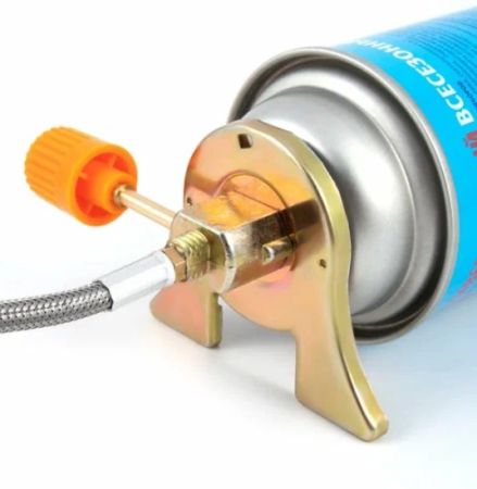 Газовая плитка мал.пьезо,шланг (цанг.) 4-055 (без баллона)