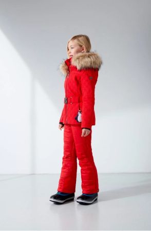 Куртка горнолыжная Poivre Blanc с иск.мехом W21-1003-JRGL/A красный в Тюмени