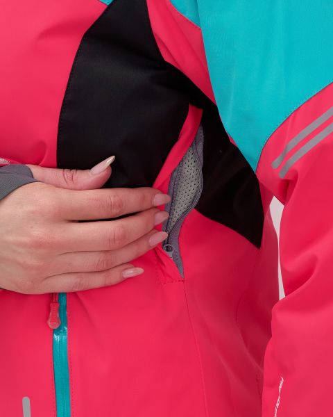 Костюм горнолыжный 02810М малиновый в Тюмени