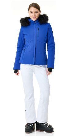 Куртка горнолыжная Poivre Blanc с иск.мехом W24-0802-WO/A синий в Тюмени