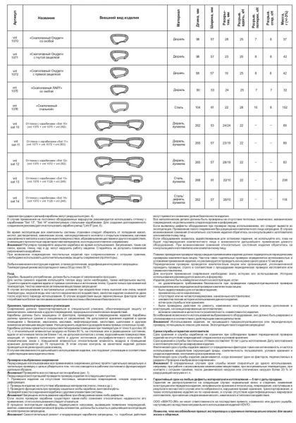  Карабин Венто Light со скобой зеленый  в Тюмени  