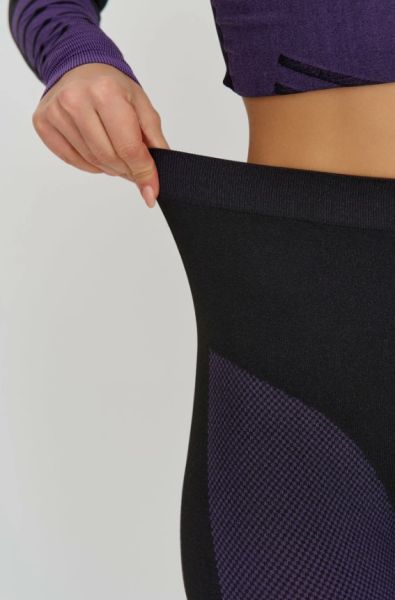 Комплект термобелья X-Line Sport женский черный с фиолетовым NEW в Тюмени