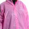 Плащ-дождевик Следопыт EVA 66х115см на кнопках розовый