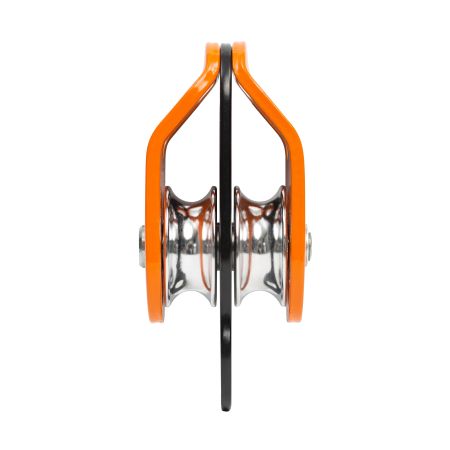  Блок-ролик Вертикаль двойной дюралевый с подшипником в Тюмени  