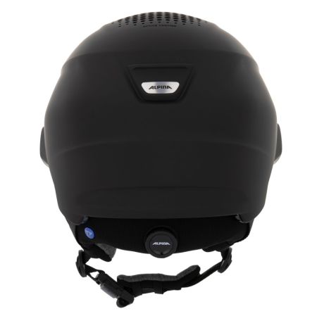 Шлем с визором Alpina Alto Qv Black Matt(Cobalt Green)