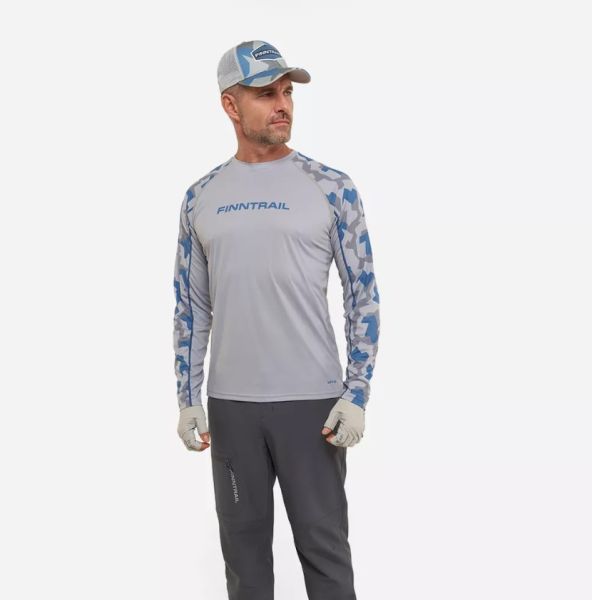 Лонгслив Finntrail Wave 6612 Grey в Тюмени