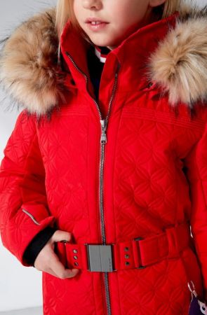 Куртка горнолыжная Poivre Blanc с иск.мехом W21-1003-JRGL/A красный в Тюмени