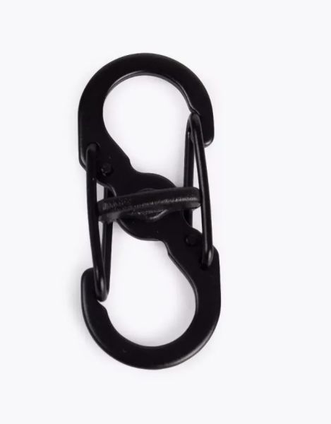 Карабин Следопыт 3,5см.двойной,сталь черный