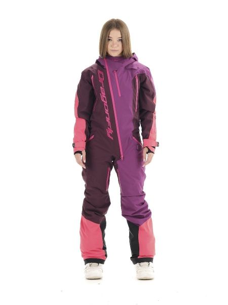Комбинезон сноубордический Dragonfly Premium Woman Purple&Brown в Тюмени