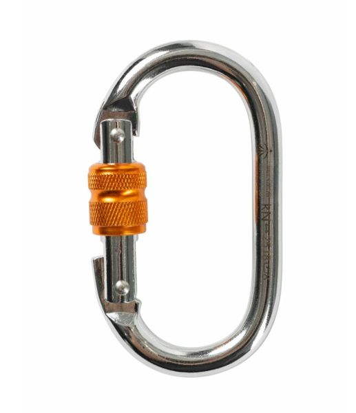  Карабин Вертикаль овал сталь ver 0259 в Тюмени  