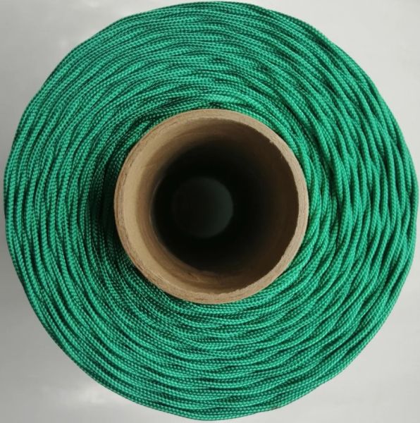  Шнур ПА плетеный 16-ти пр.с ПА серд.d 3мм зеленый,синий в Тюмени  