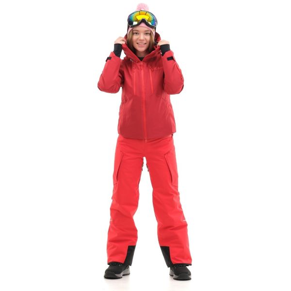 Брюки горнолыжные Dragonfly Gravity Premium Woman Red Fluo в Тюмени