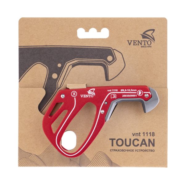  Страховочное устройство Венто "Toucan" красный в Тюмени  