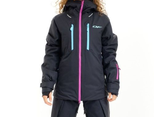 Куртка горнолыжная Dragonfly утепленная Gravity Premium Woman Black-Pink в Тюмени