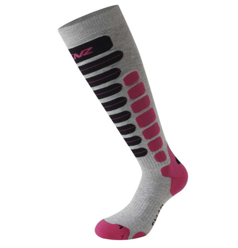 Купить Носки LENZ Skiing 2.0 Light Grey/Pink в Тюмени