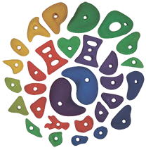  Комплект зацепок скалолазных Венто (50шт) в Тюмени  