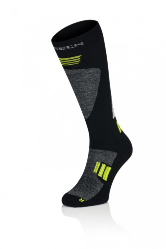 Купить Носки Brubeck Ski Forse черно-зеленый в Тюмени