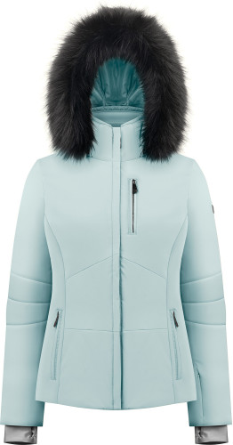 Куртка горнолыжная Poivre Blanc с иск.мехом W24-0802-WO/A голубой в Тюмени