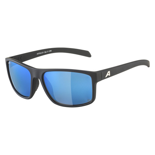 Купить очки alpina nacan i p black matt/pol blue i blue mirror cat.3 в Тюмени