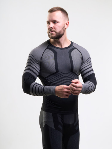 Комплект термобелья X-LINE (sport) мужской черный с серым NEW в Тюмени