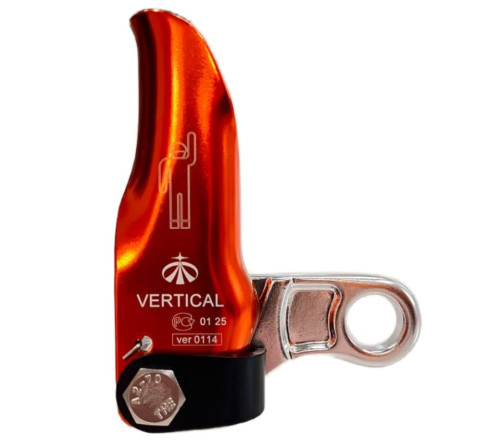  Зажим Вертикаль для двойной веревки оранжевый в Тюмени  