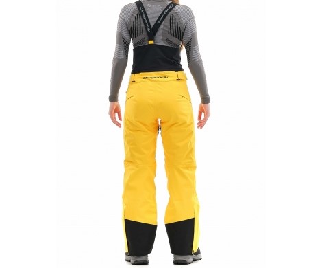 Брюки горнолыжные Dragonfly Gravity Premium Woman Yellow-Dark Ocean в Тюмени