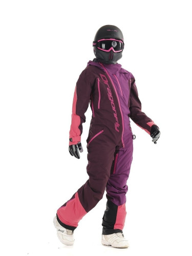 Комбинезон сноубордический Dragonfly Premium Woman Purple&Brown в Тюмени