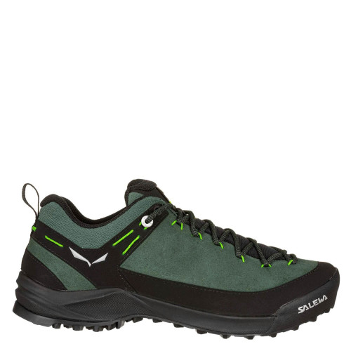 Купить ботинки salewa ms wildfire leather raw green/black в Тюмени