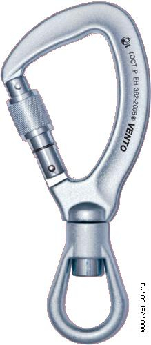  Карабин Венто Стальной с вертлюгом с муфтой в Тюмени  