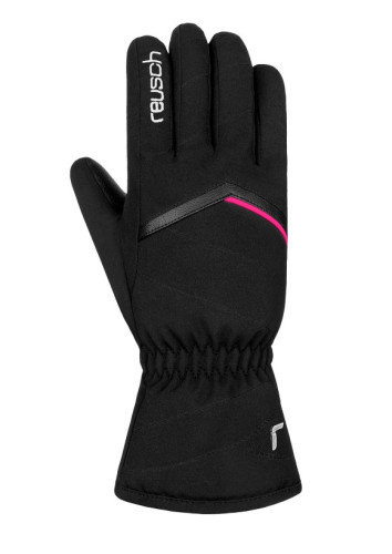 Перчатки Reusch Marisa W Black/White/Pink Glo в Тюмени