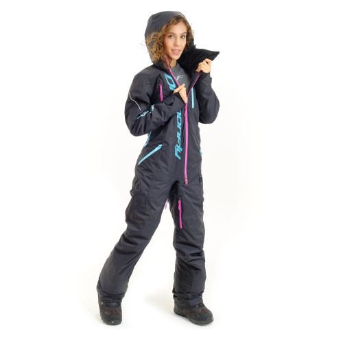 Комбинезон сноубордический Dragonfly Premium Woman Black-Pink 2023 в Тюмени