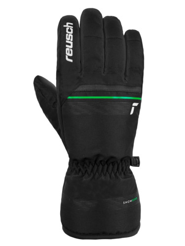 Перчатки Reusch Snow King Black/Neon Green в Тюмени
