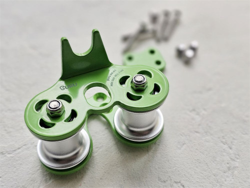  Ролик GURU Treck V2 для навесной переправы зеленый в Тюмени  