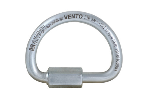  Карабин-рапид Венто Big-D 10 полукруглый сталь в Тюмени  