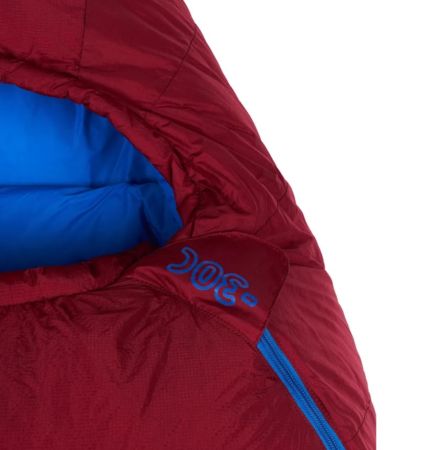 Спальный мешок Red Fox Radid Long -30 пуховый красный/синий