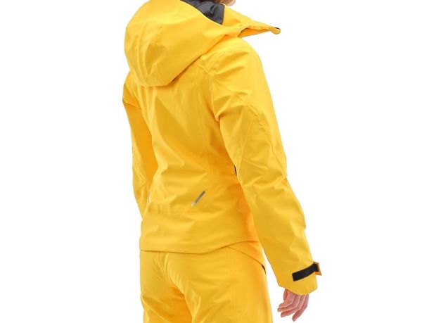 Куртка горнолыжная Dragonfly утепленная Gravity Premium Woman Yellow-Dark в Тюмени