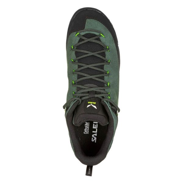 Купить ботинки salewa ms wildfire leather raw green/black в Тюмени
