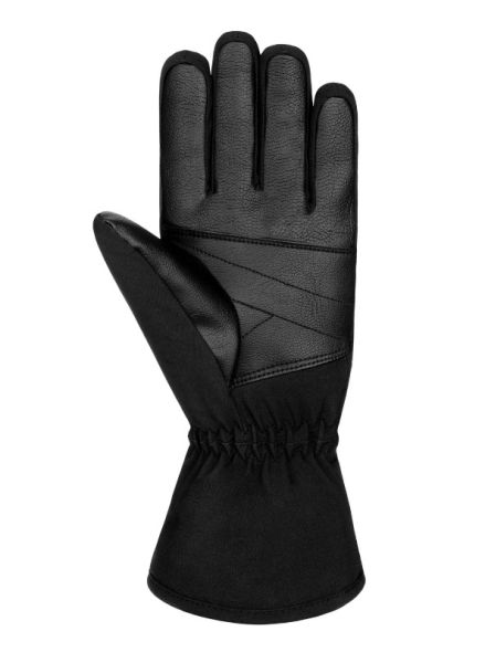 Перчатки Reusch Marisa W Black/White/Pink Glo в Тюмени