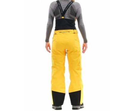 Брюки горнолыжные Dragonfly Gravity Premium Woman Yellow-Dark Ocean в Тюмени