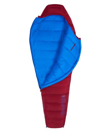 Спальный мешок Red Fox Radid Long -30 пуховый красный/синий