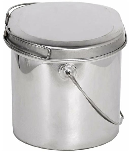 Котел Роза Ветров 2,2л.низкий нерж.крышка с ручками